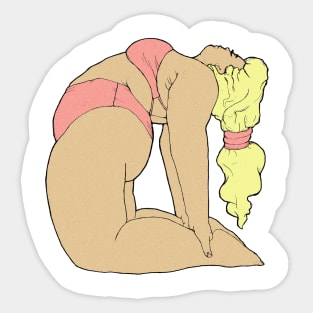 blonde sugar Sticker